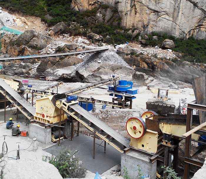 山东泰安石英石加工项目