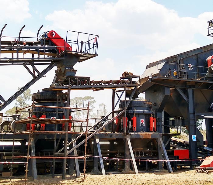 山东青岛石料破碎生产线